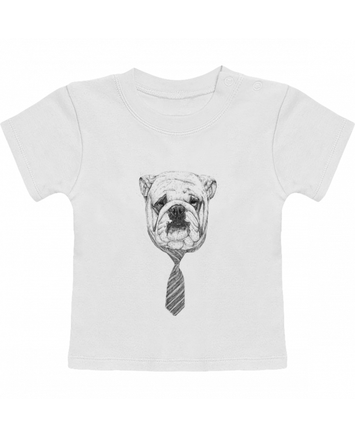 T-Shirt Baby Short Sleeve Cool Dog manches courtes du designer Balàzs Solti