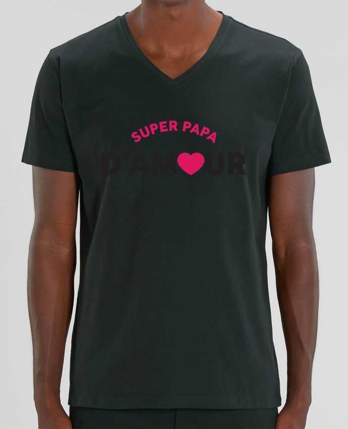 T-shirt homme Super papa d'amour par tunetoo