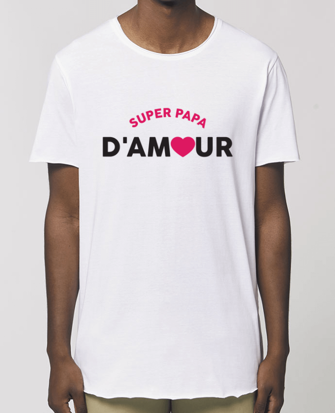 Tee-shirt Homme Super papa d'amour Par  tunetoo