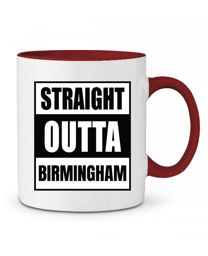 Mug bicolore Straight outta Birmingham Cheerocki