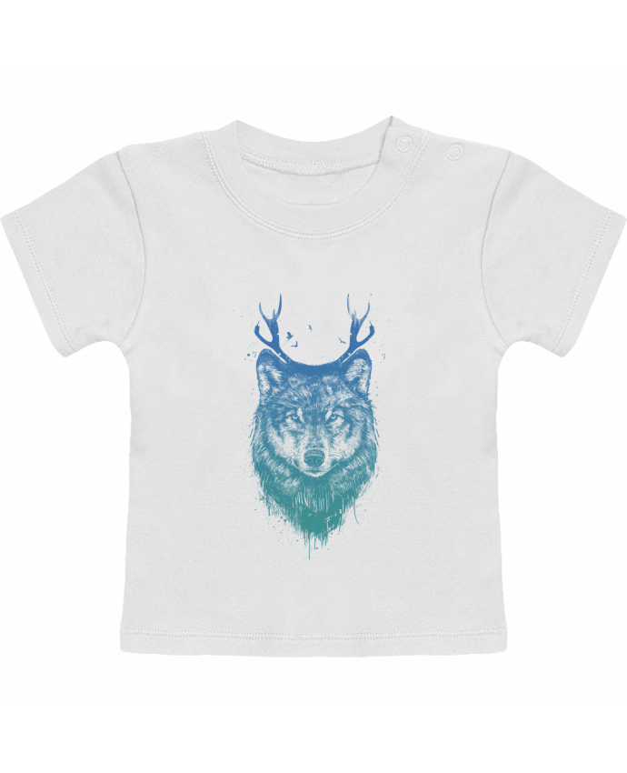 Camiseta Bebé Manga Corta Deer-Wolf manches courtes du designer Balàzs Solti