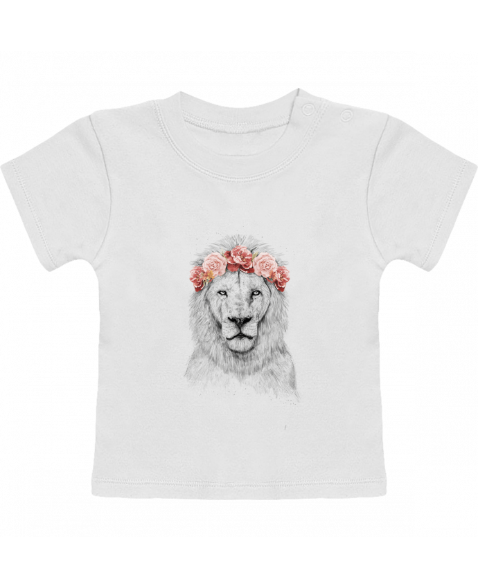 T-shirt bébé Festival Lion manches courtes du designer Balàzs Solti