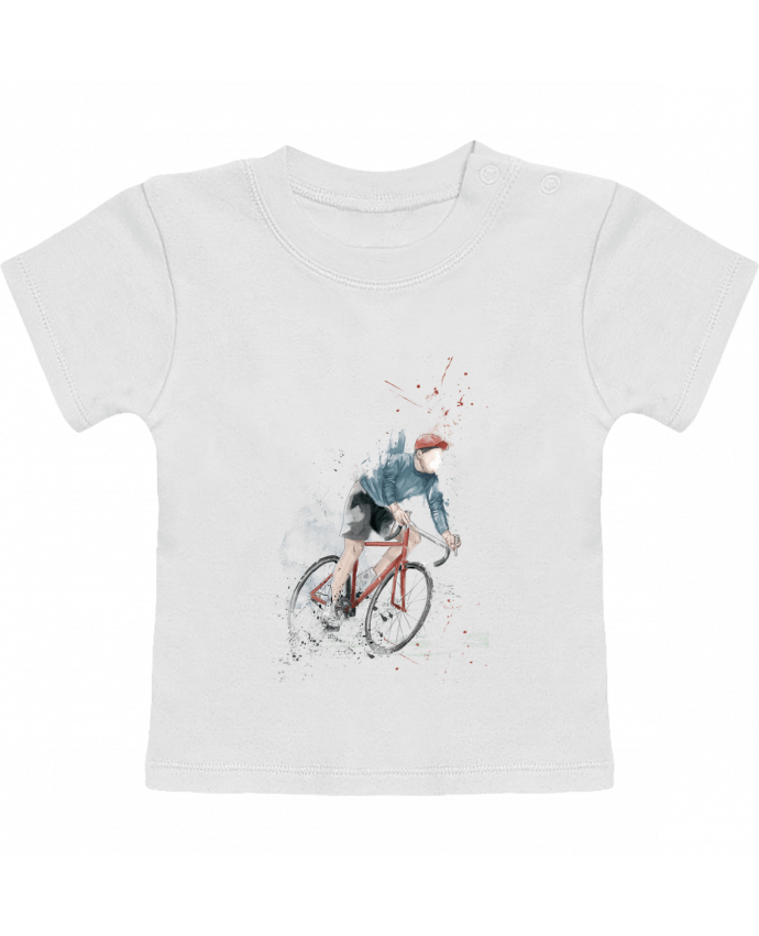 T-shirt bébé I want to Ride manches courtes du designer Balàzs Solti