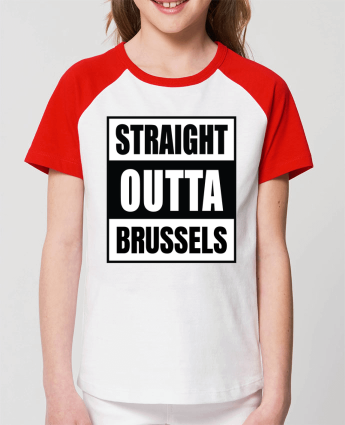 Tee-shirt Enfant Straight outta Brussels Par Cheerocki