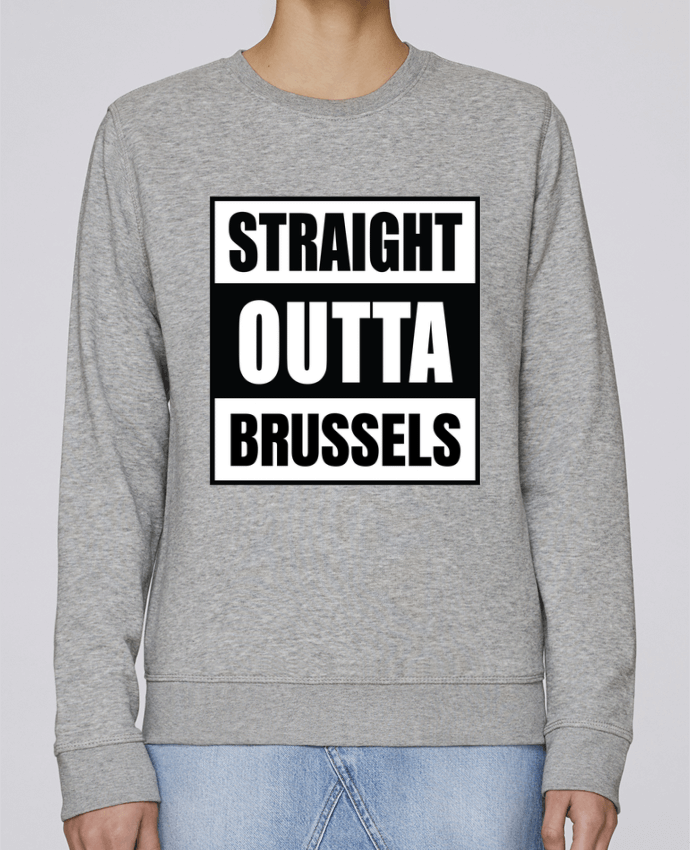 Sweatshirt Straight outta Brussels par Cheerocki