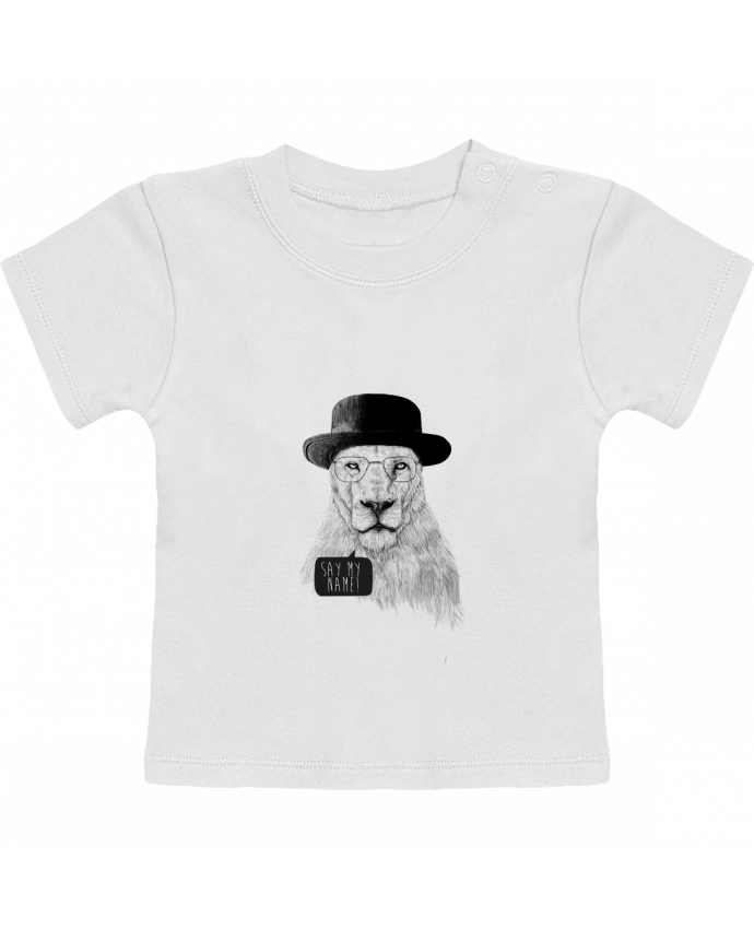 T-Shirt Baby Short Sleeve Say my name manches courtes du designer Balàzs Solti