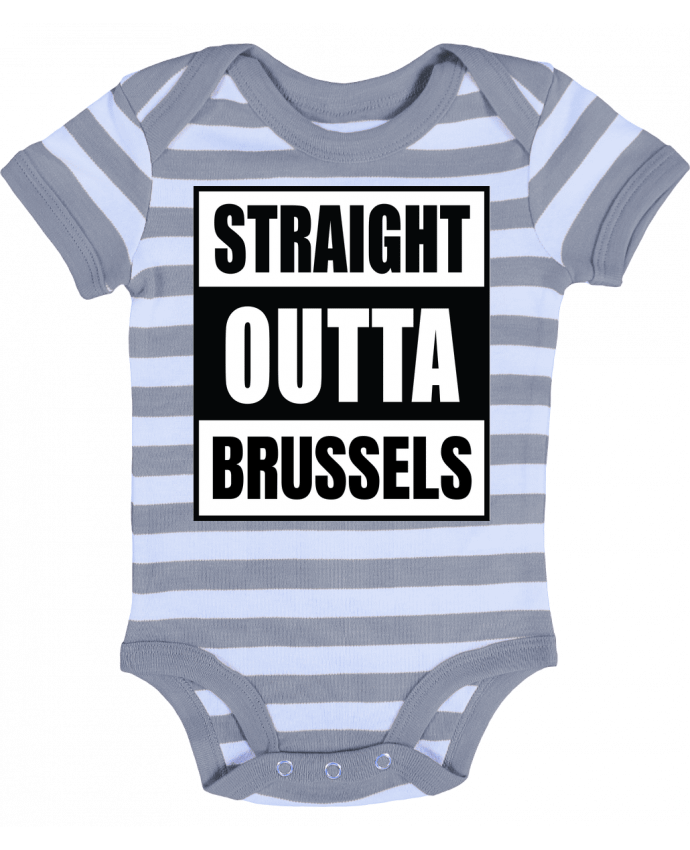 Body Bébé Rayé Straight outta Brussels - Cheerocki