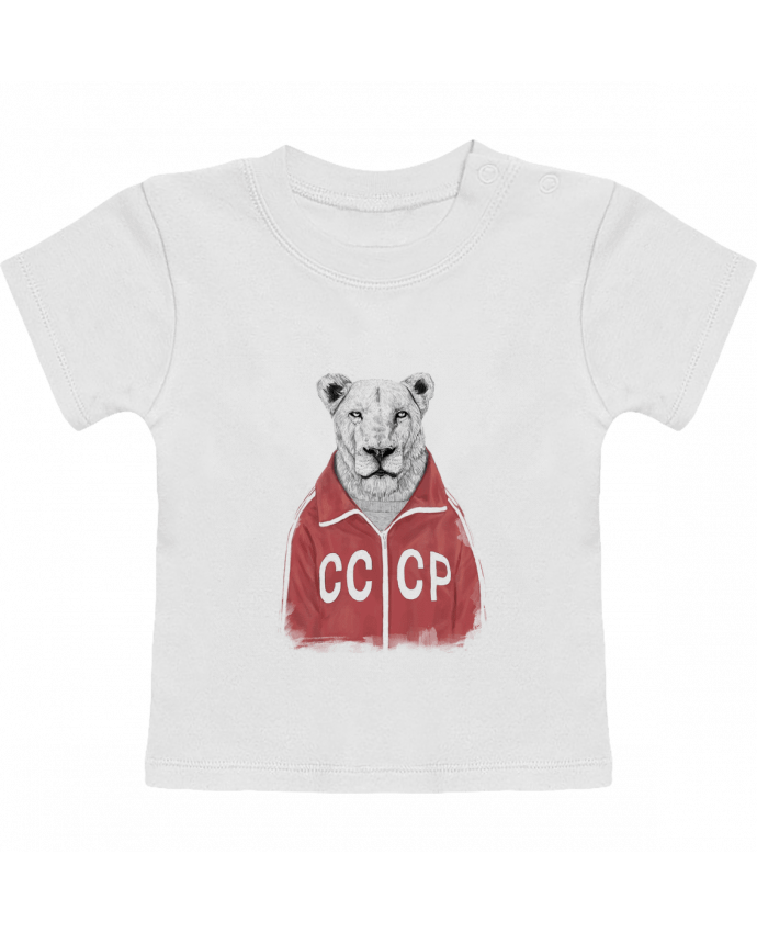 T-Shirt Baby Short Sleeve Soviet manches courtes du designer Balàzs Solti