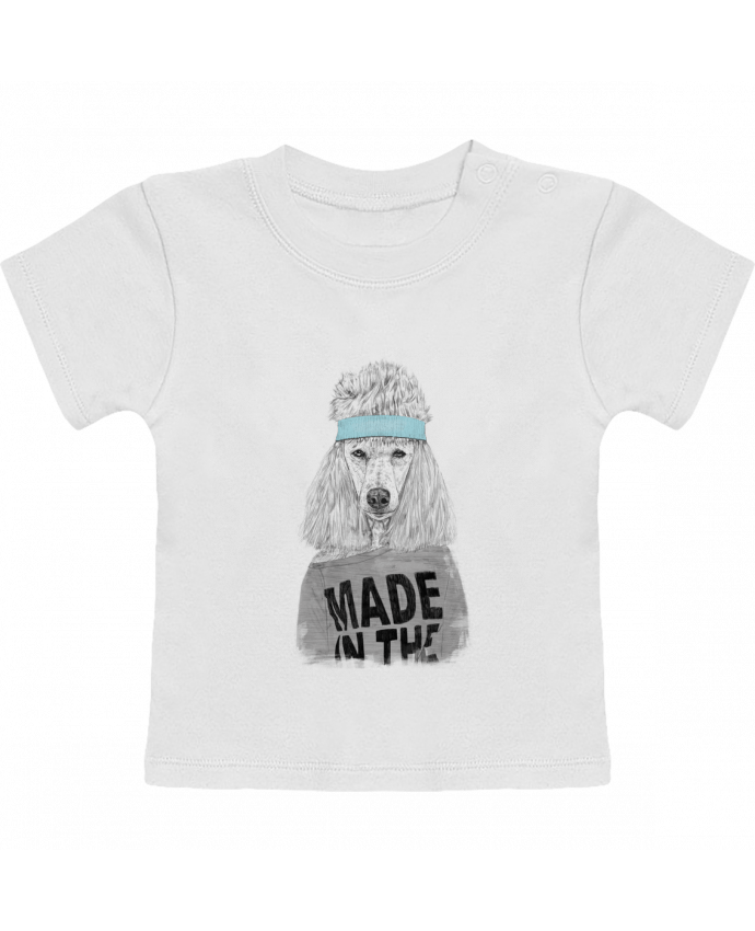 T-Shirt Baby Short Sleeve 80's bitch manches courtes du designer Balàzs Solti