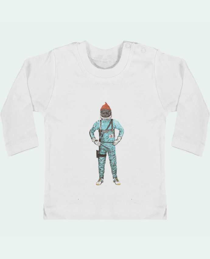 T-shirt bébé Zissou in space manches longues du designer Florent Bodart