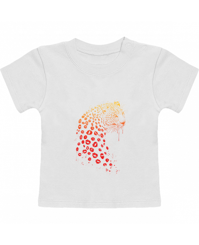 T-Shirt Baby Short Sleeve Kiss me manches courtes du designer Balàzs Solti