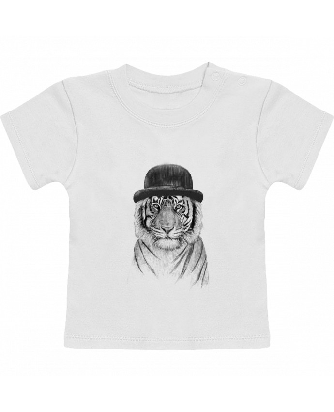 T-Shirt Baby Short Sleeve welcome-to-the-jungle manches courtes du designer Balàzs Solti