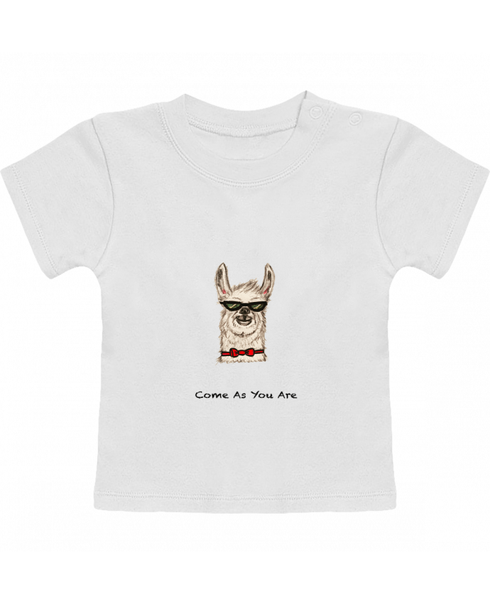 T-Shirt Baby Short Sleeve COME AS YOU ARE manches courtes du designer La Paloma
