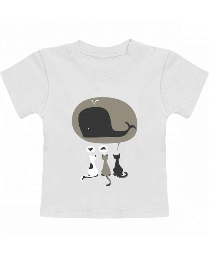 T-shirt bébé Dream Big manches courtes du designer flyingmouse365