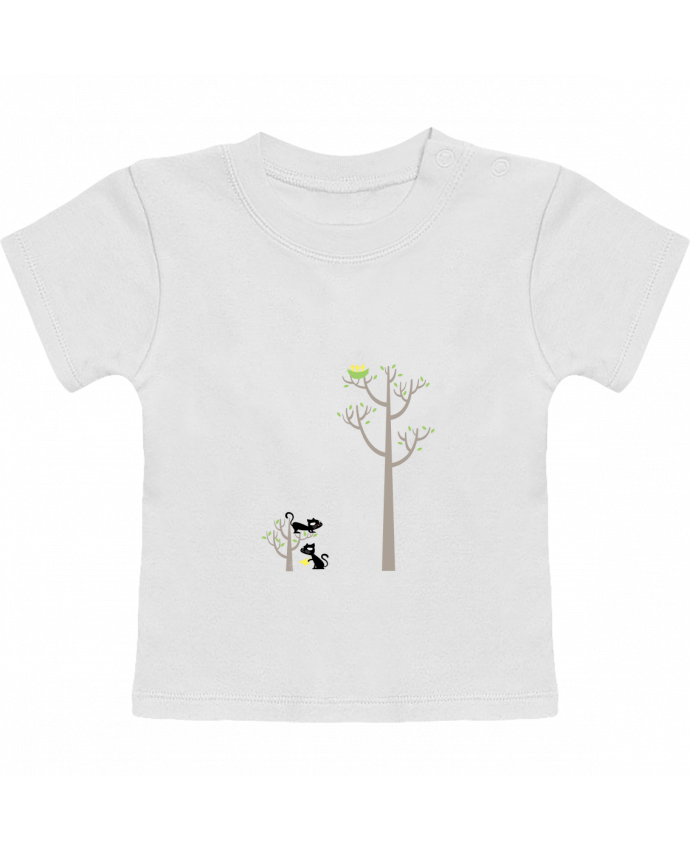 T-shirt bébé Growing a plant for Lunch manches courtes du designer flyingmouse365