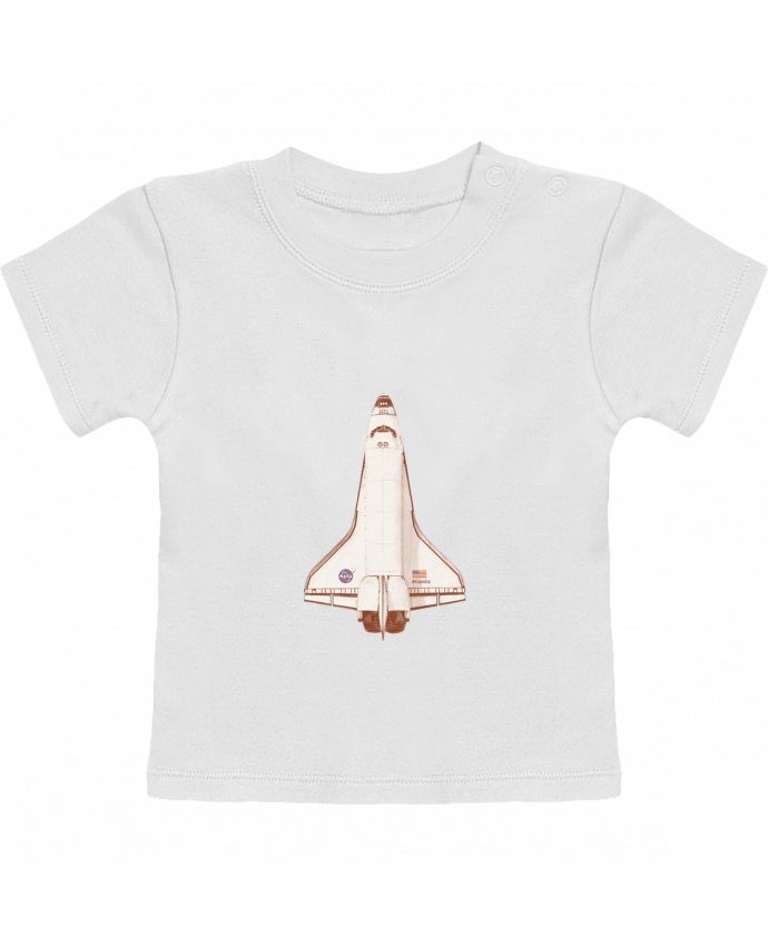 T-shirt bébé Atlantis S6 manches courtes du designer Florent Bodart