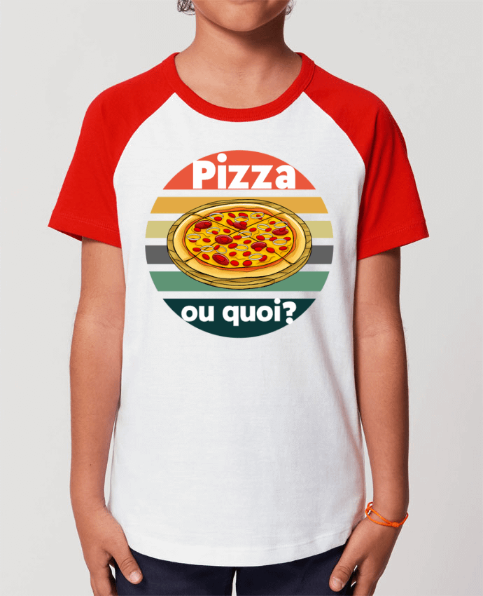 Tee-shirt Enfant Pizza ou quoi Par Cheerocki