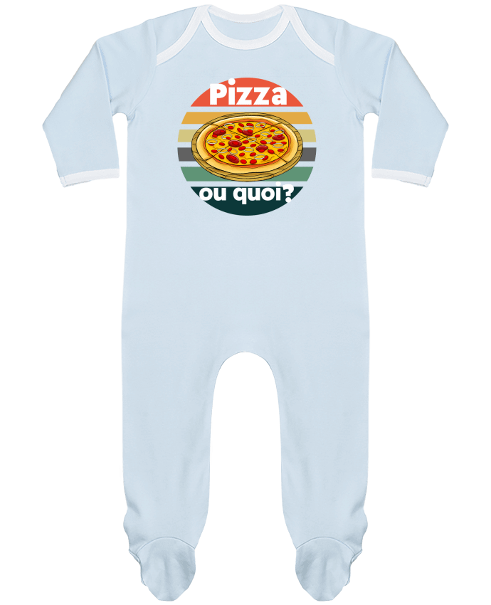 Body Pyjama Bébé Pizza ou quoi par Cheerocki
