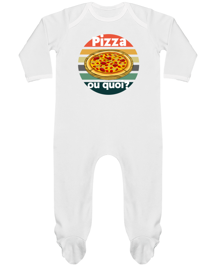 Body Pyjama Bébé Pizza ou quoi par Cheerocki