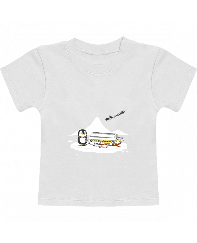 T-shirt bébé Christmas Gift manches courtes du designer flyingmouse365