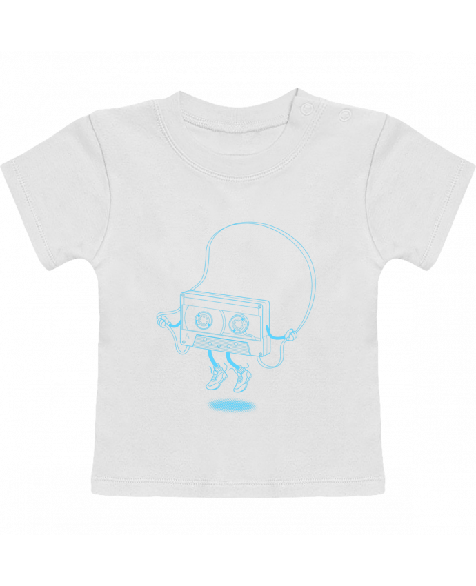 T-shirt bébé Jumping tape manches courtes du designer flyingmouse365