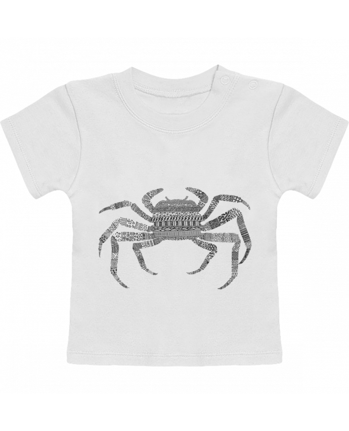 T-shirt bébé Crab manches courtes du designer Florent Bodart