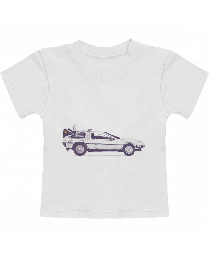 T-shirt bébé Dolorean manches courtes du designer Florent Bodart