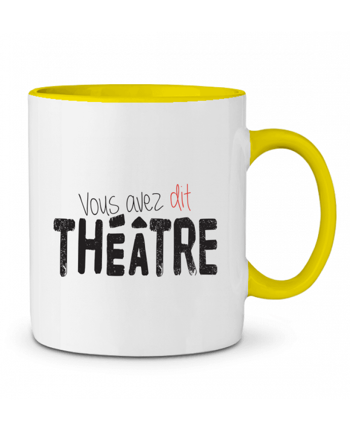 Mug bicolore Vous avez dit Théâtre berth99