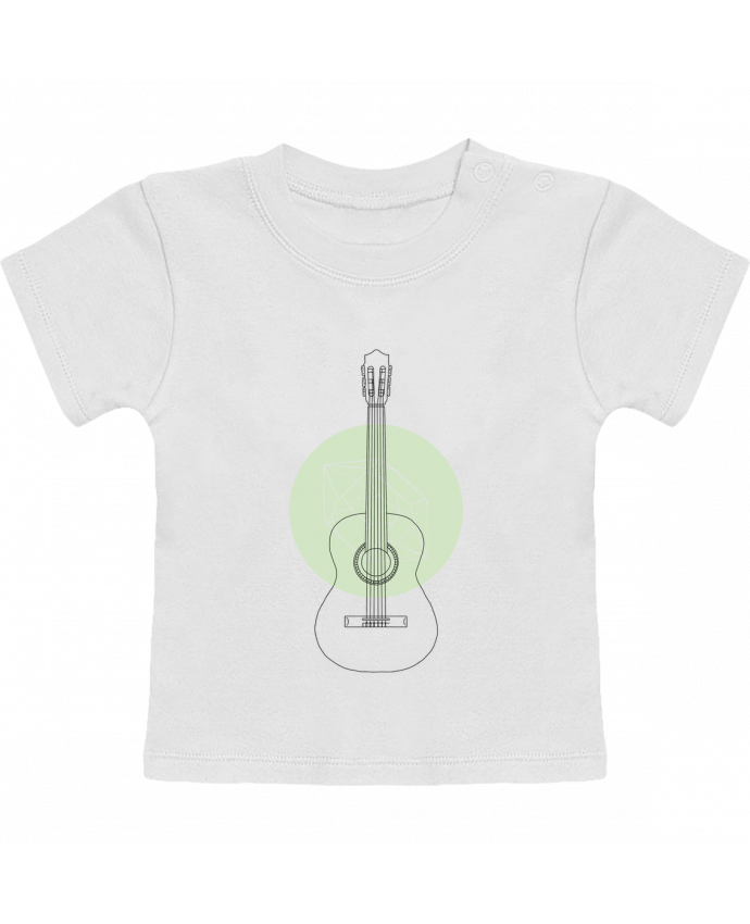 T-shirt bébé Guitar manches courtes du designer Florent Bodart