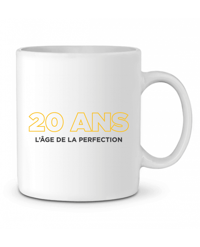 Mug  20 ans l'âge de la perfection - Anniversaire par tunetoo