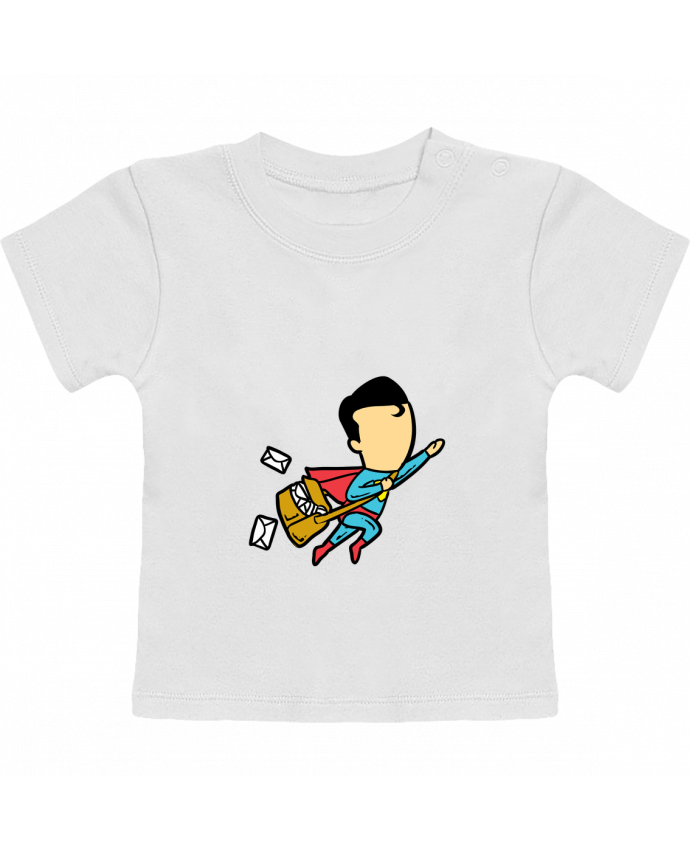 T-shirt bébé Post manches courtes du designer flyingmouse365
