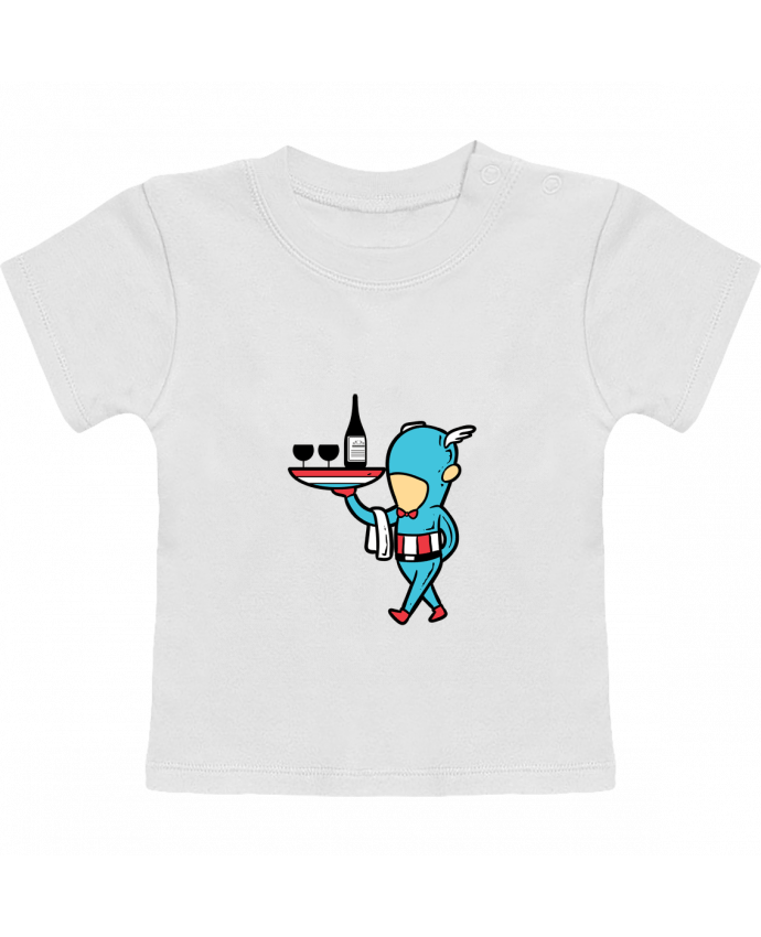 T-Shirt Baby Short Sleeve Restaurant manches courtes du designer flyingmouse365