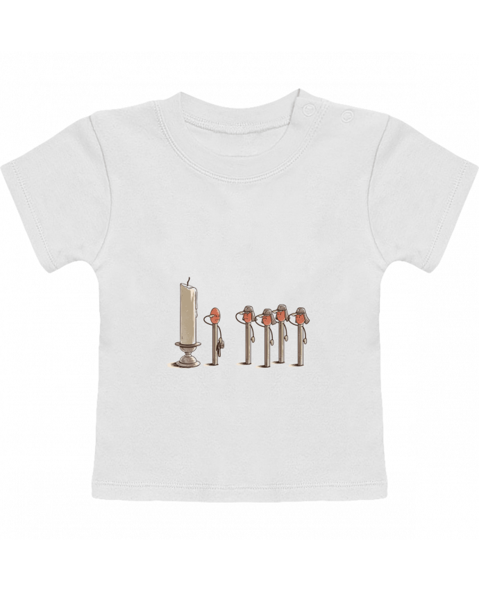 T-Shirt Baby Short Sleeve Sacrifice manches courtes du designer flyingmouse365