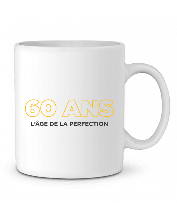 Mug  60 ans l'âge de la perfection - Anniversaire par tunetoo