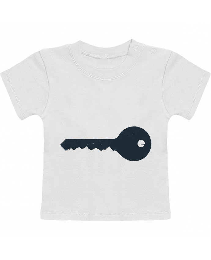 T-shirt bébé Key of the mountain manches courtes du designer Florent Bodart