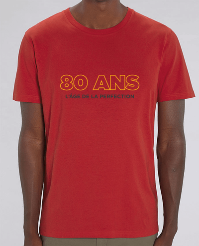 T-Shirt 80 ans l'âge de la perfection - Anniversaire par tunetoo