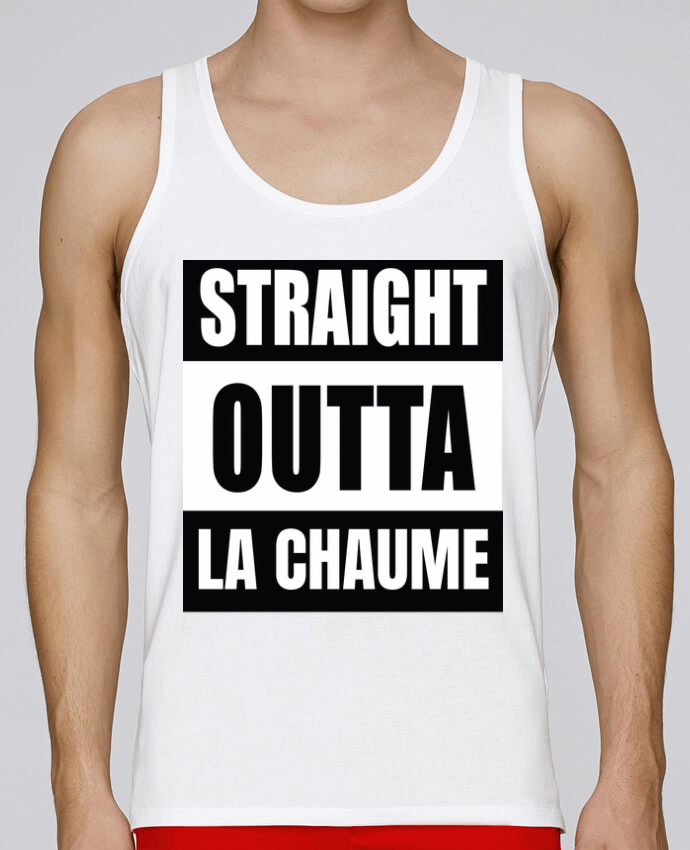 Débardeur homme Straight outta La Chaume par Cheerocki 100% coton bio