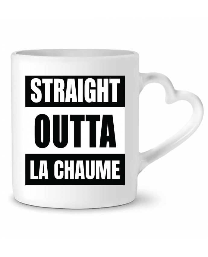 Mug coeur Straight outta La Chaume par Cheerocki