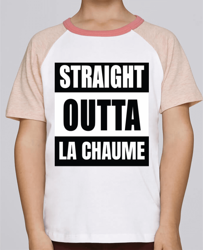 T-shirt enfant Baseball Straight outta La Chaume par Cheerocki