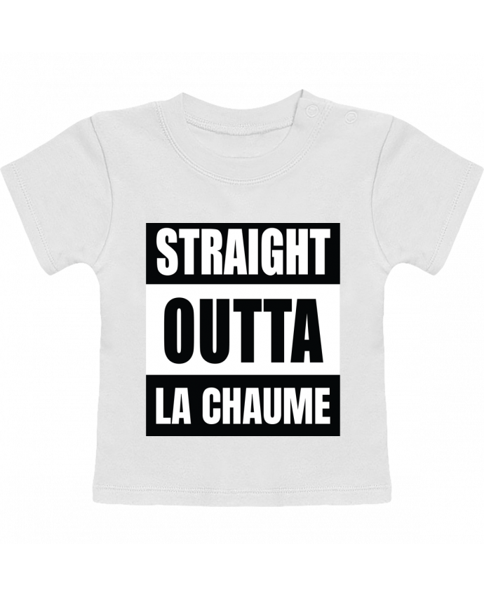 T-shirt bébé Straight outta La Chaume manches courtes du designer Cheerocki