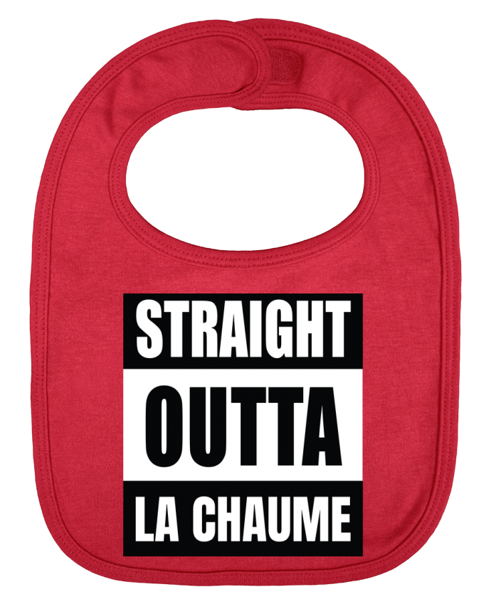 Bavoir bébé uni Straight outta La Chaume par Cheerocki