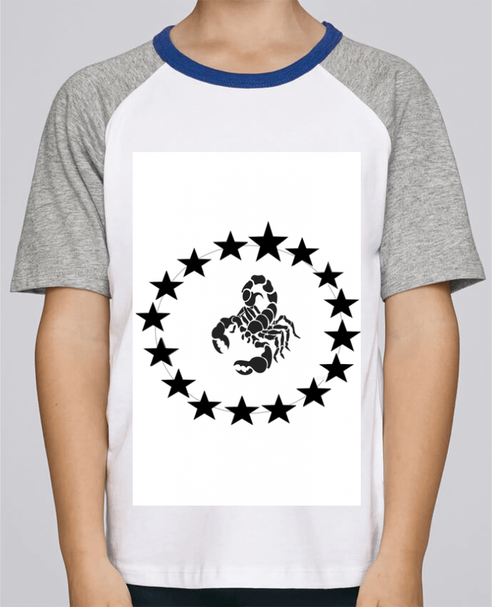 T-shirt enfant Baseball scorpion design par n-t design