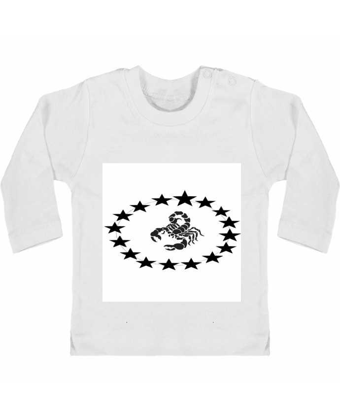 T-shirt bébé scorpion design manches longues du designer n-t design