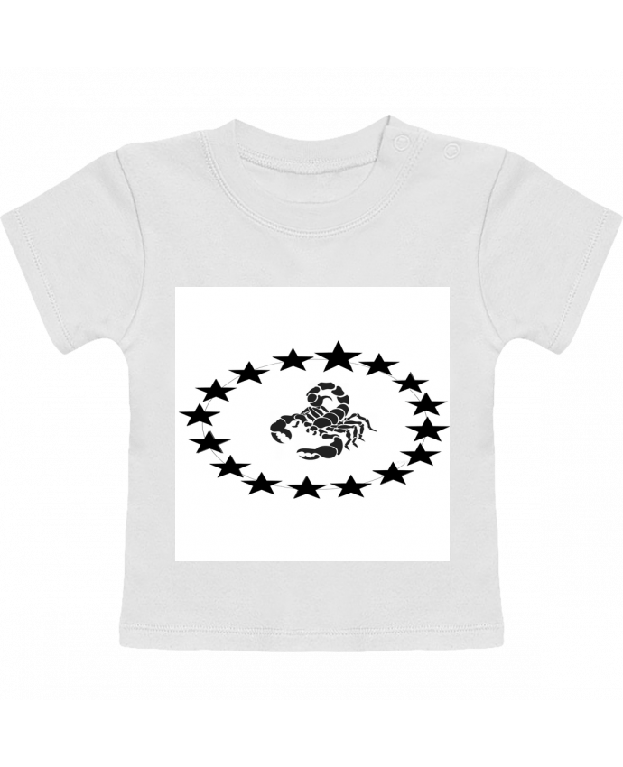 T-shirt bébé scorpion design manches courtes du designer n-t design