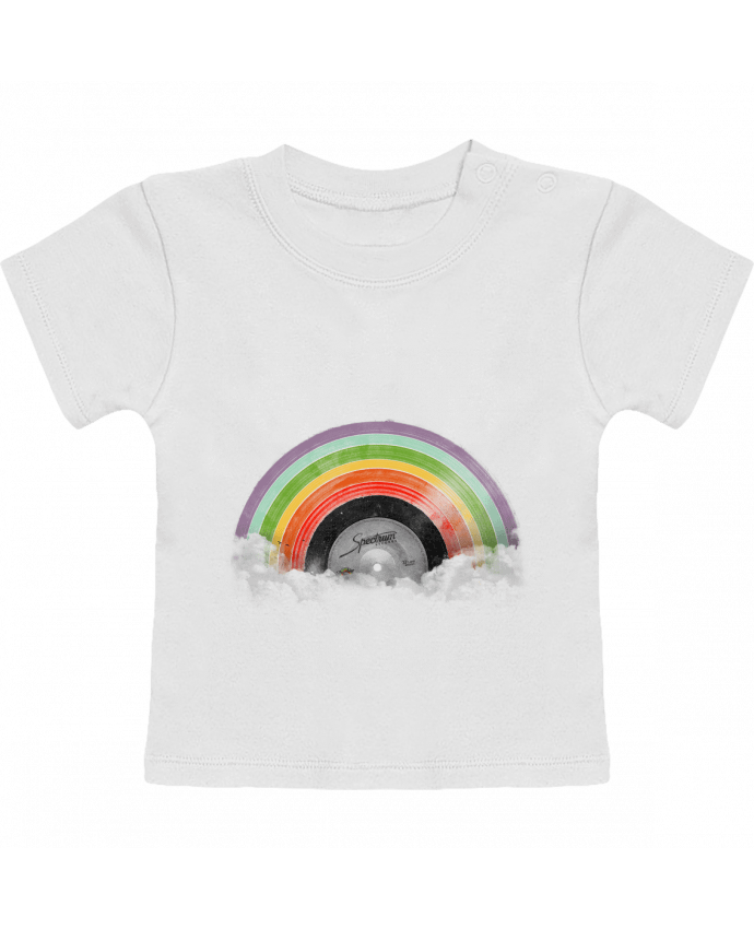 T-Shirt Baby Short Sleeve Rainbow Classics manches courtes du designer Florent Bodart