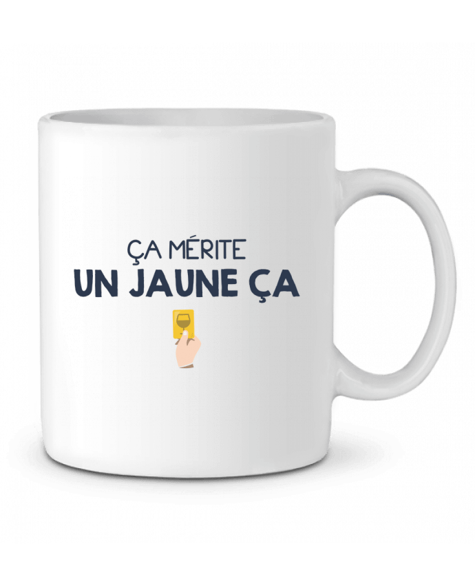 Mug  Apéro, Ça mérite un jaune ça par tunetoo