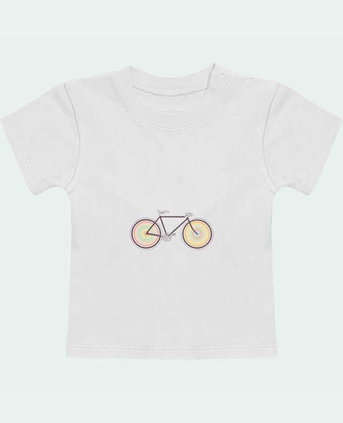 T-shirt bébé Velocolor manches courtes du designer Florent Bodart