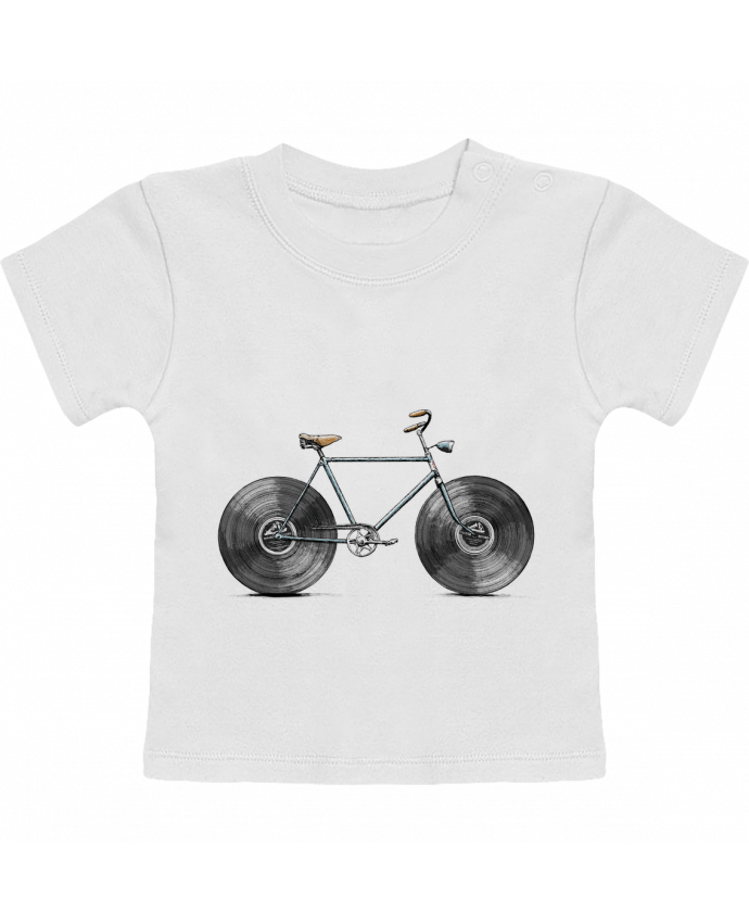 Camiseta Bebé Manga Corta Velophone manches courtes du designer Florent Bodart