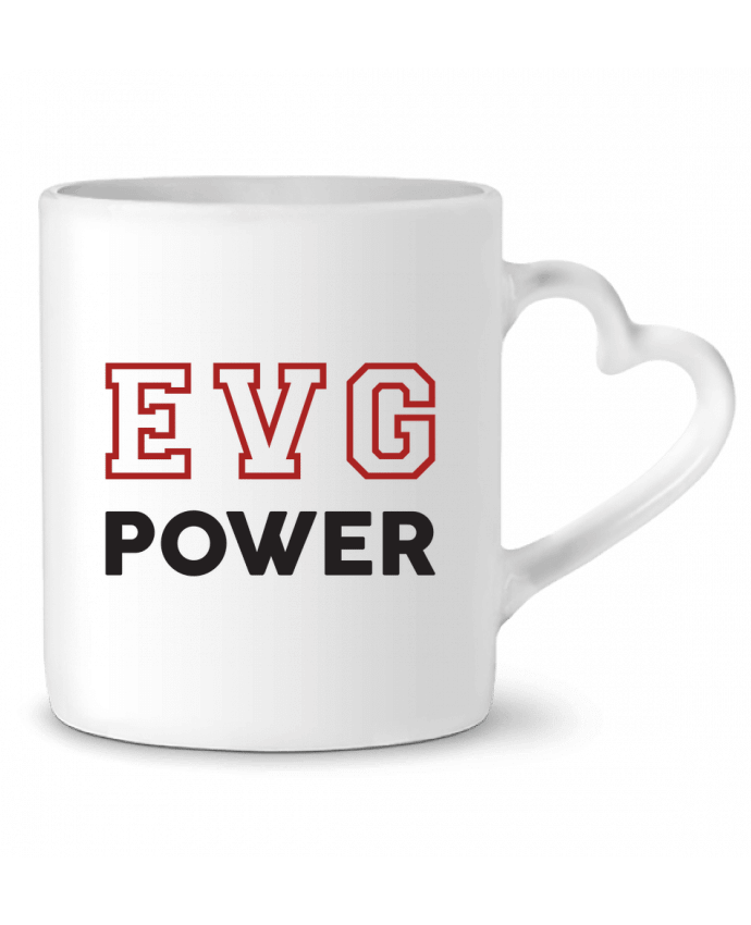Mug coeur EVG POWER par tunetoo