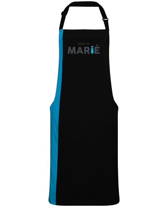Tablier bicolore Équipe du marié - EVG par  tunetoo